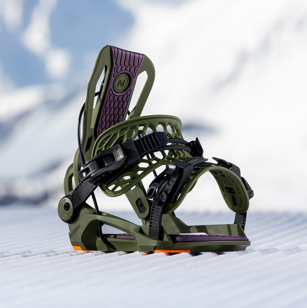 Wiązania snowboardowe NIDECKER FLOW Fenix Fusion Zielone 2025